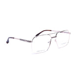 Square Pale Gold Eyeglasses