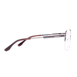 Square Pale Gold Eyeglasses
