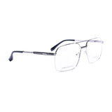 Square Gunmetal Eyeglasses