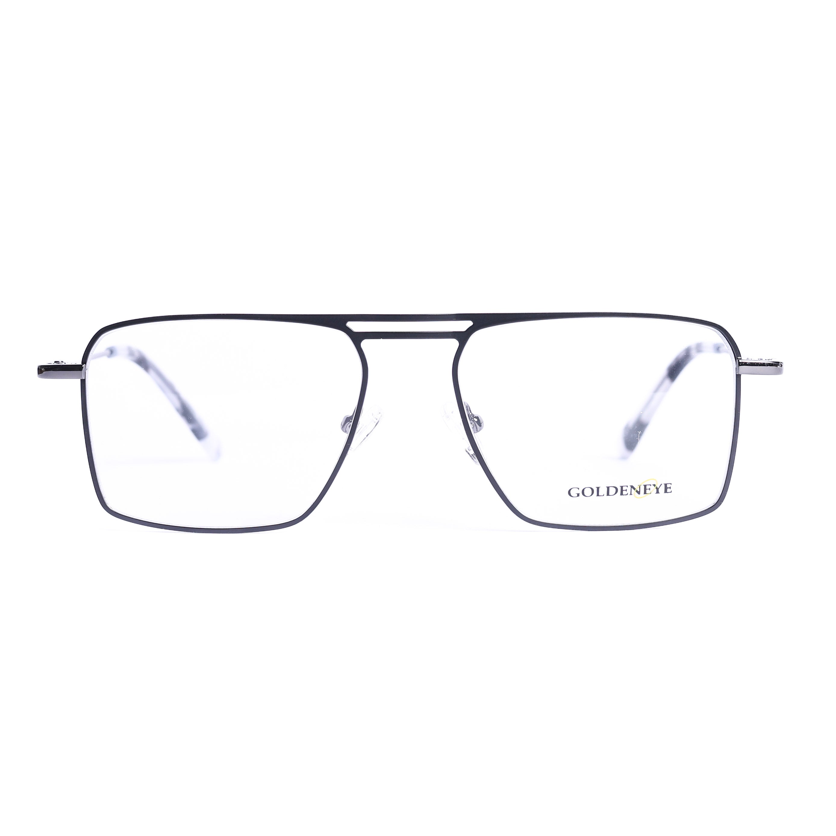 Square Black On transparent Eyeglasses