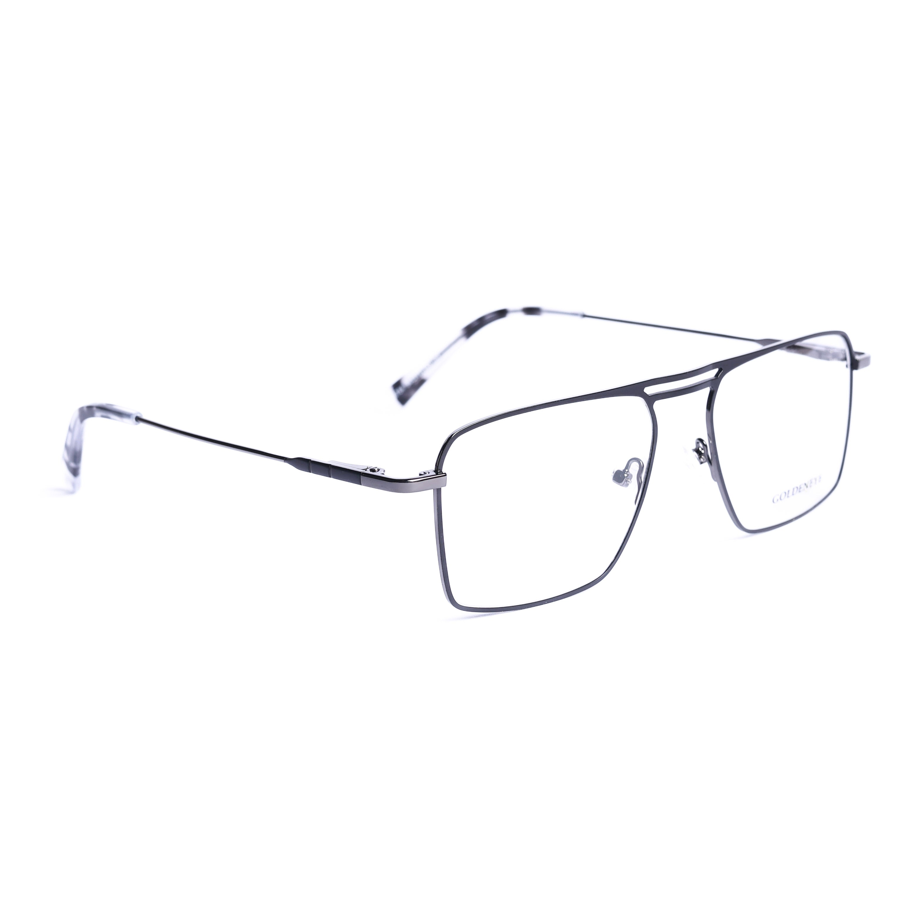 Square Black On transparent Eyeglasses