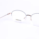Oval Light Gray Eyeglasses