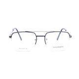 Square Dark Blue Eyeglasses