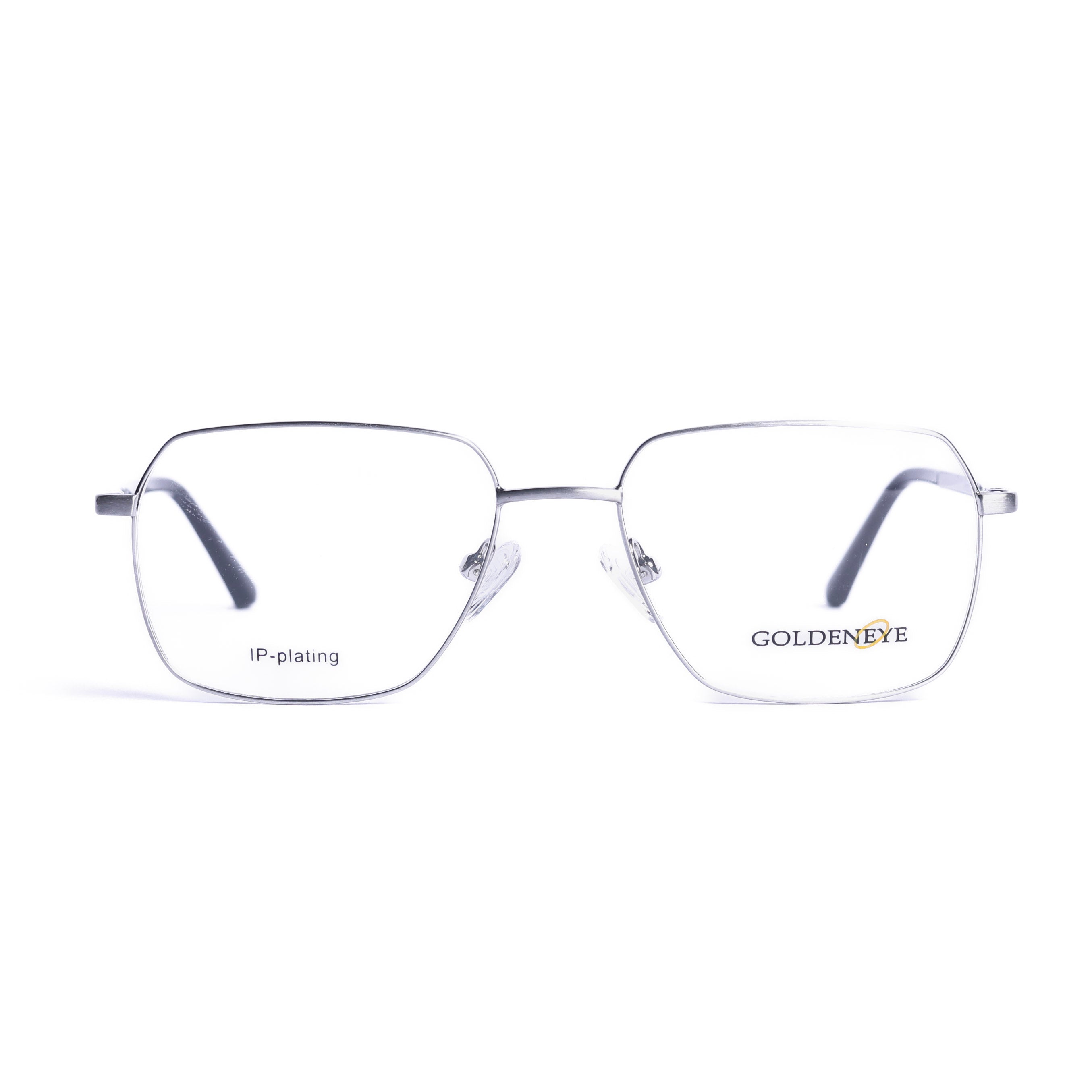 Square Gunmetal Eyeglasses
