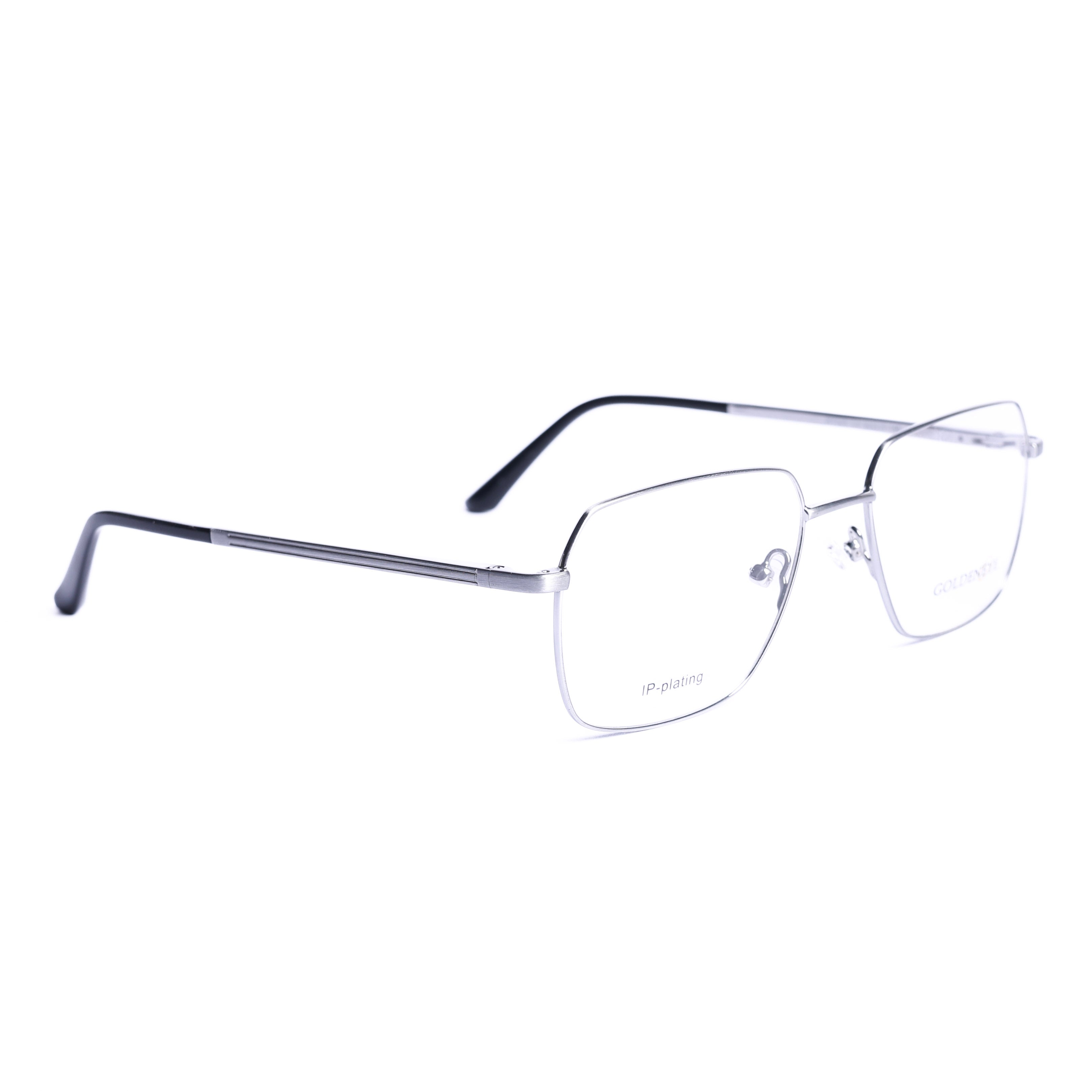 Square Gunmetal Eyeglasses