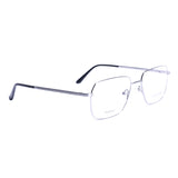 Square Gunmetal Eyeglasses