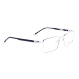 Rectangular Silver Eyeglasses
