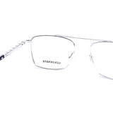 Square Silver Eyeglasses