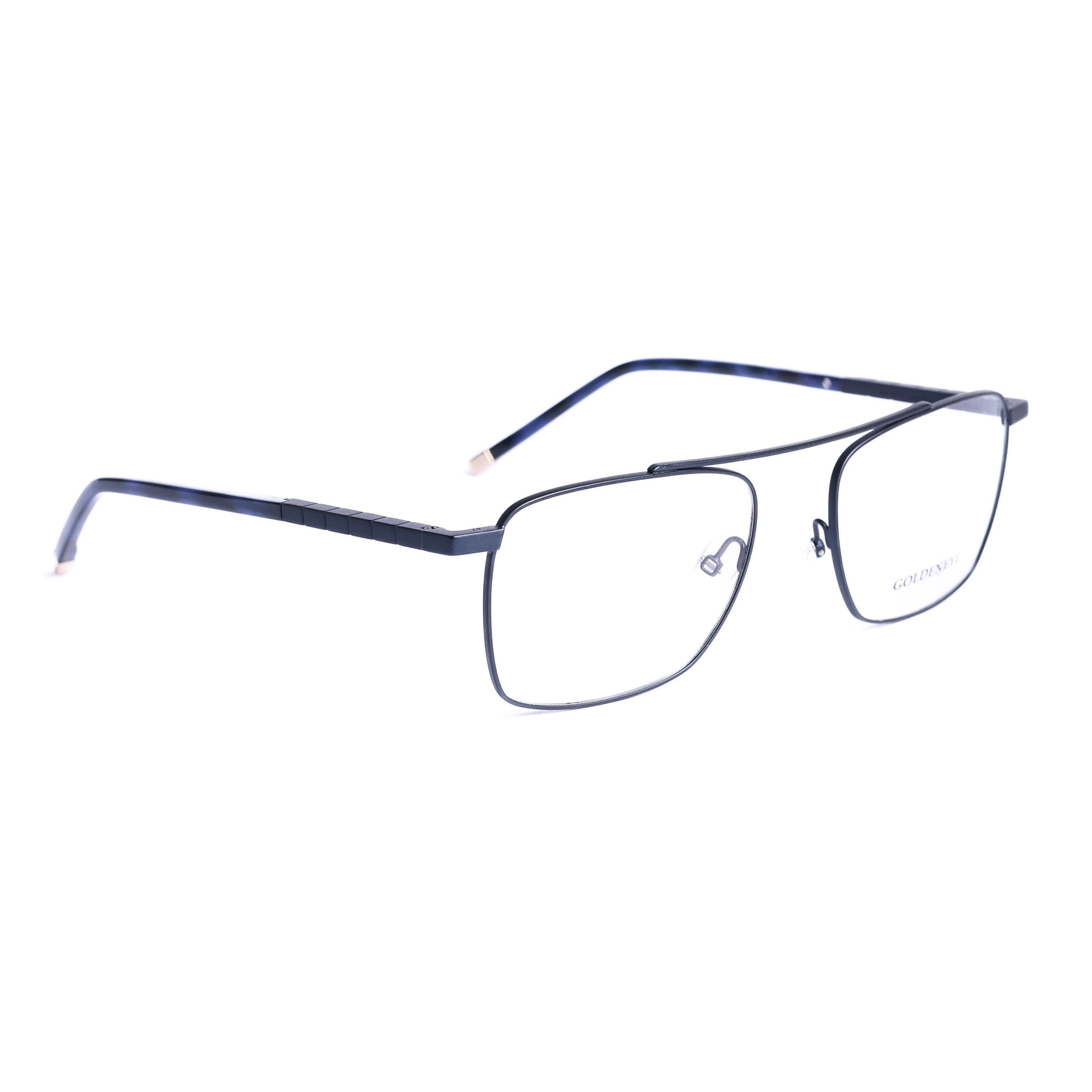 Square Dark Blue Eyeglasses