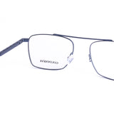Square Dark Blue Eyeglasses