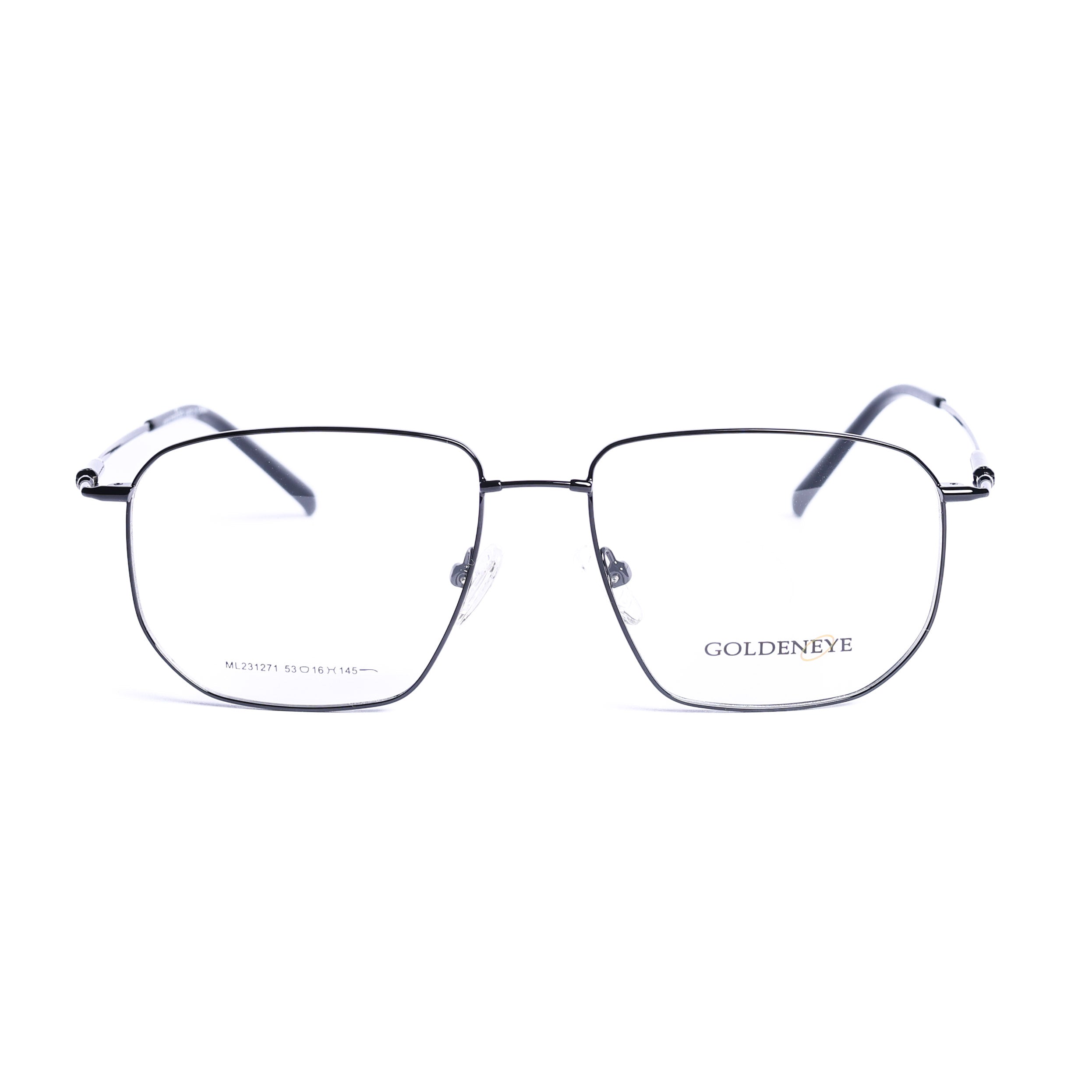 Irregular Black Eyeglasses