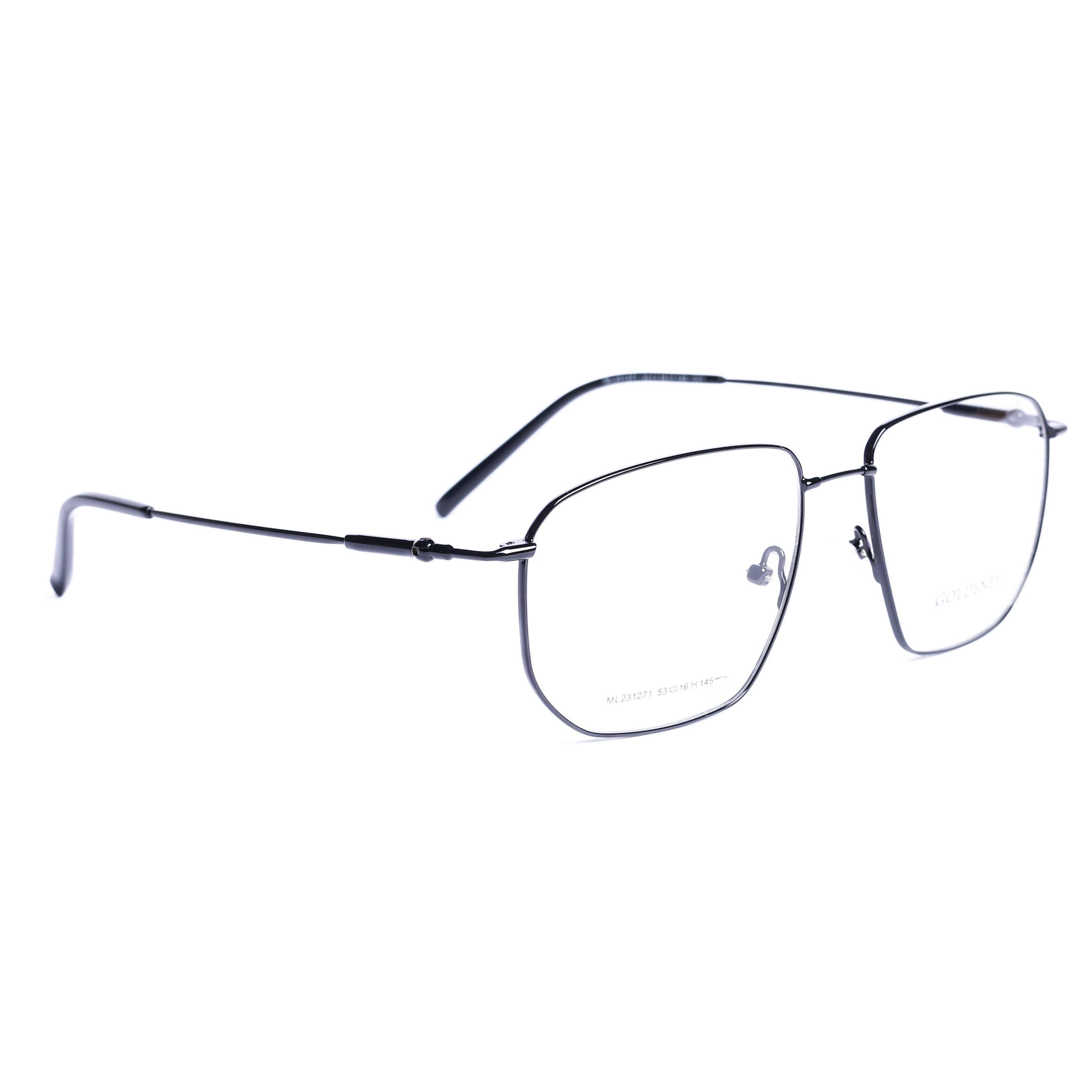 Irregular Black Eyeglasses