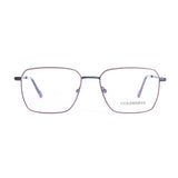 Square Burgundy Eyeglasses