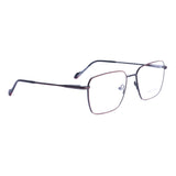 Square Burgundy Eyeglasses