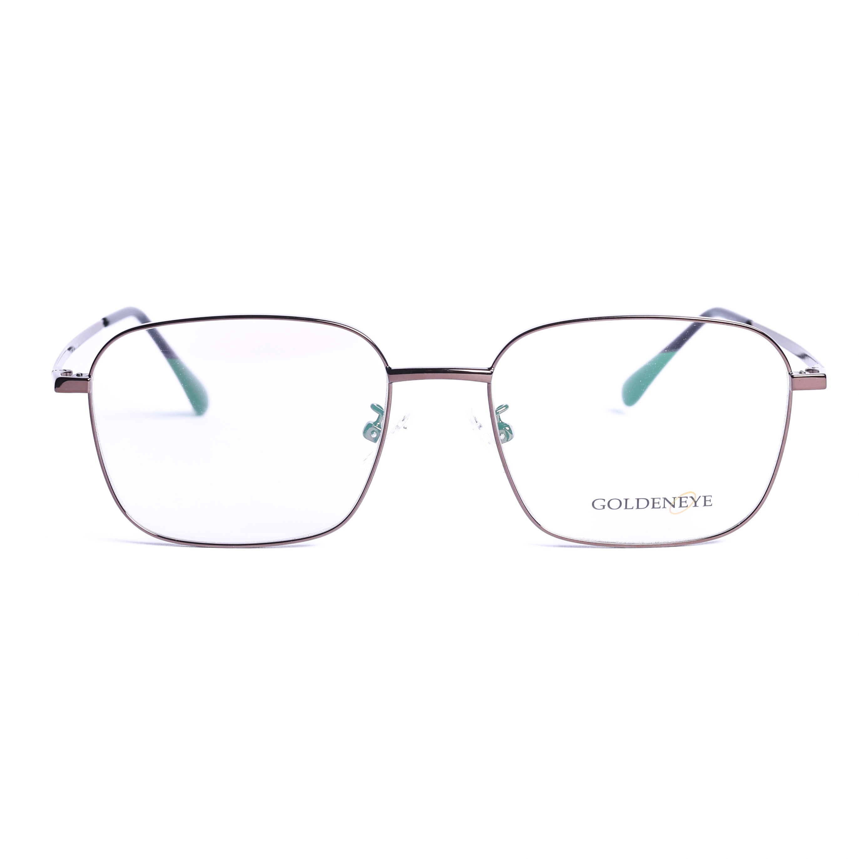 Square Dark Brown Eyeglasses