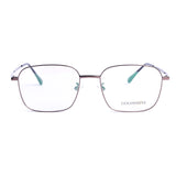 Square Dark Brown Eyeglasses