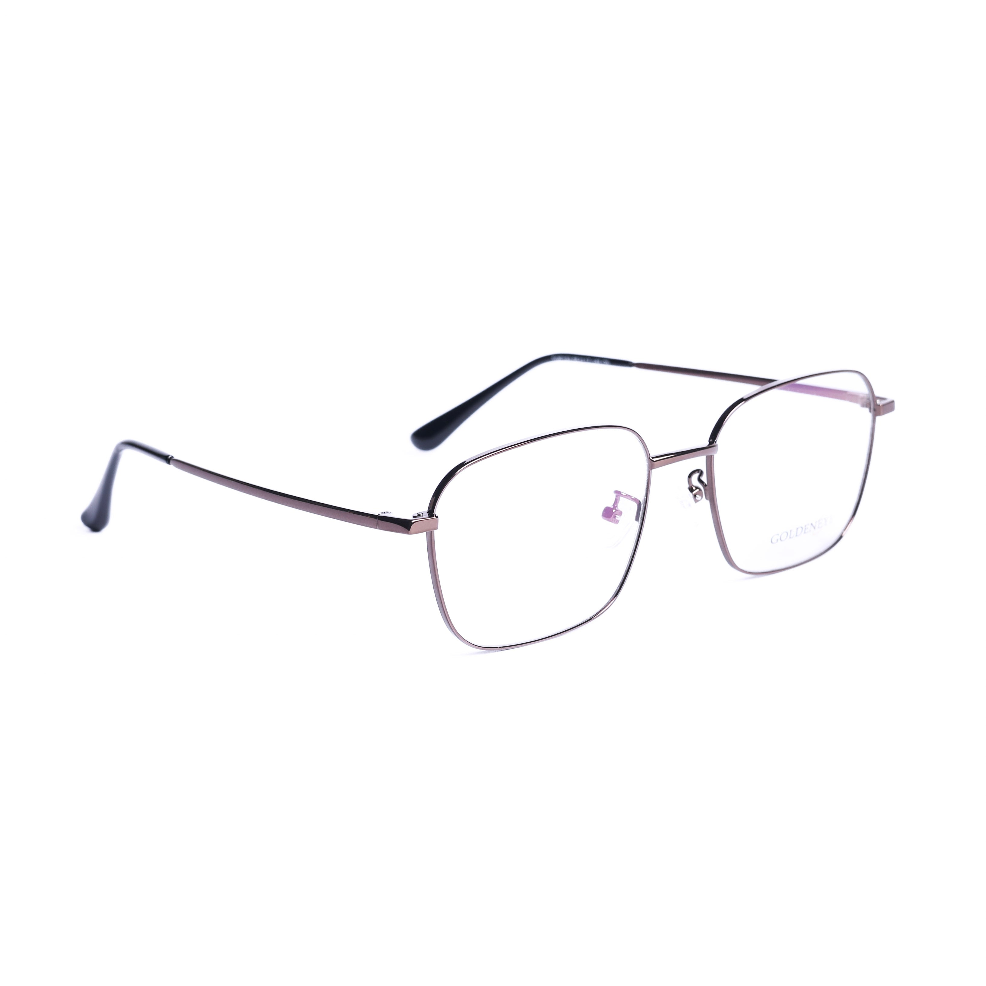 Square Dark Brown Eyeglasses