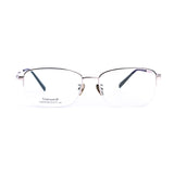 Rectangular Pale Gold Eyeglasses