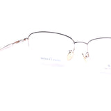 Rectangular Pale Gold Eyeglasses