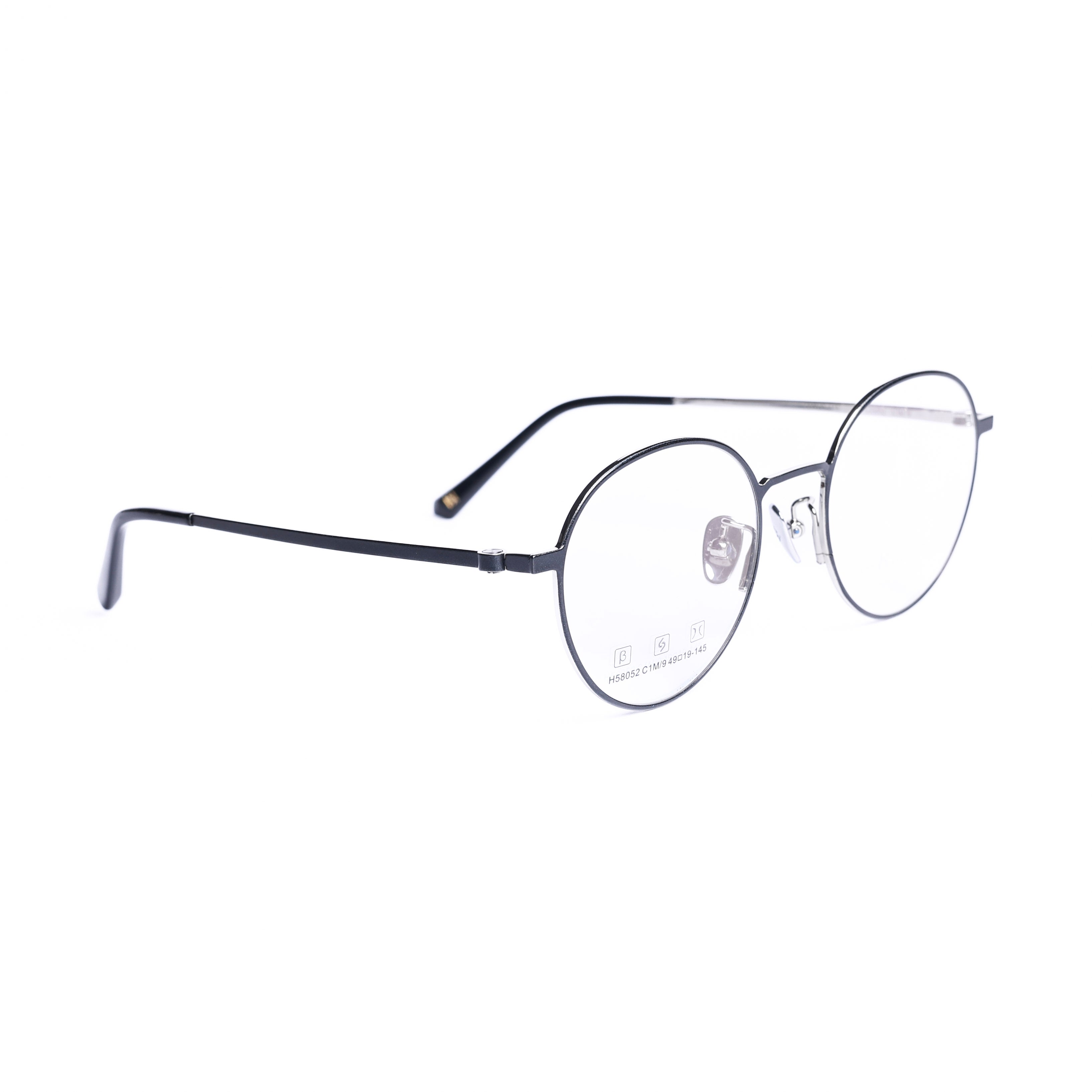 Round Black Eyeglasses