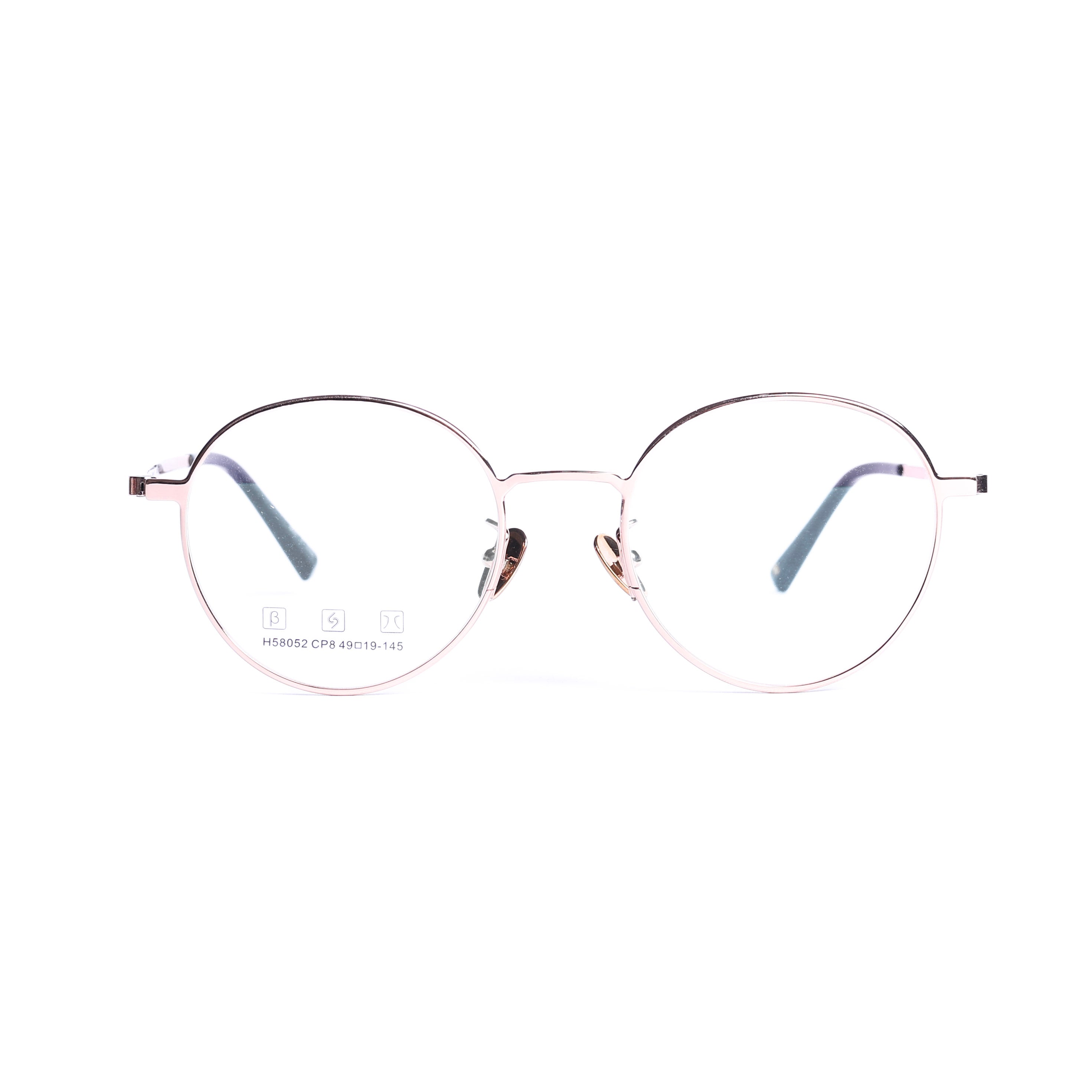 Round Gold Eyeglasses