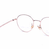 Round Gold Eyeglasses