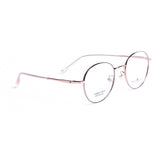 Round Rose Gold Eyeglasses