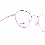 Round Rose Gold Eyeglasses