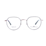 Round Black on Roz Gold Eyeglasses