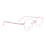 Round Pink Eyeglasses