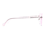 Round Pink Eyeglasses