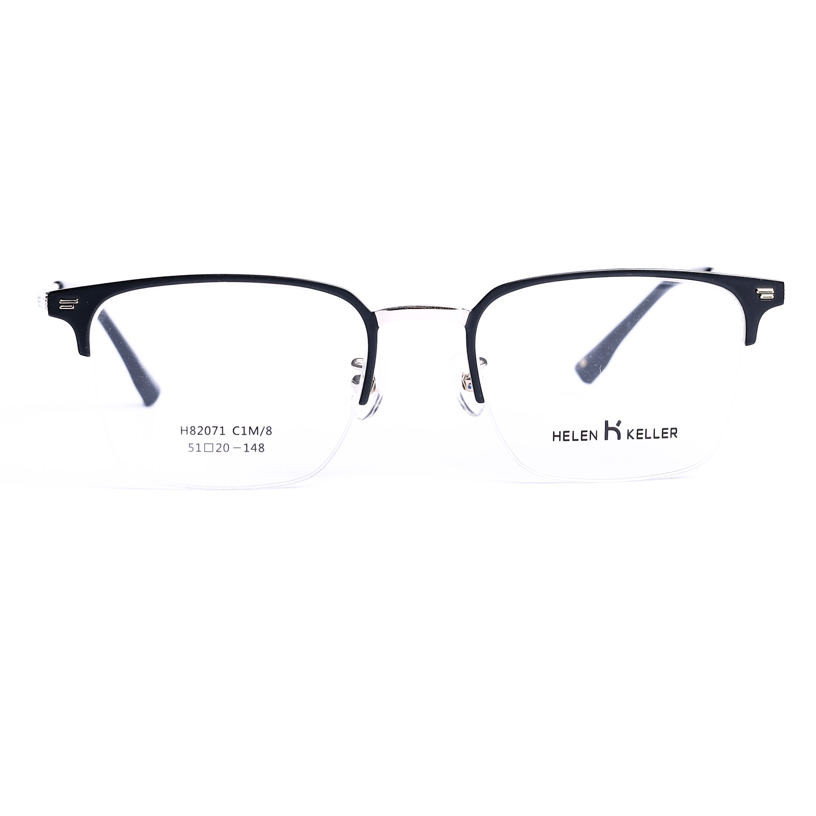 Cat Eye Black on Pale Gold Eyeglasses