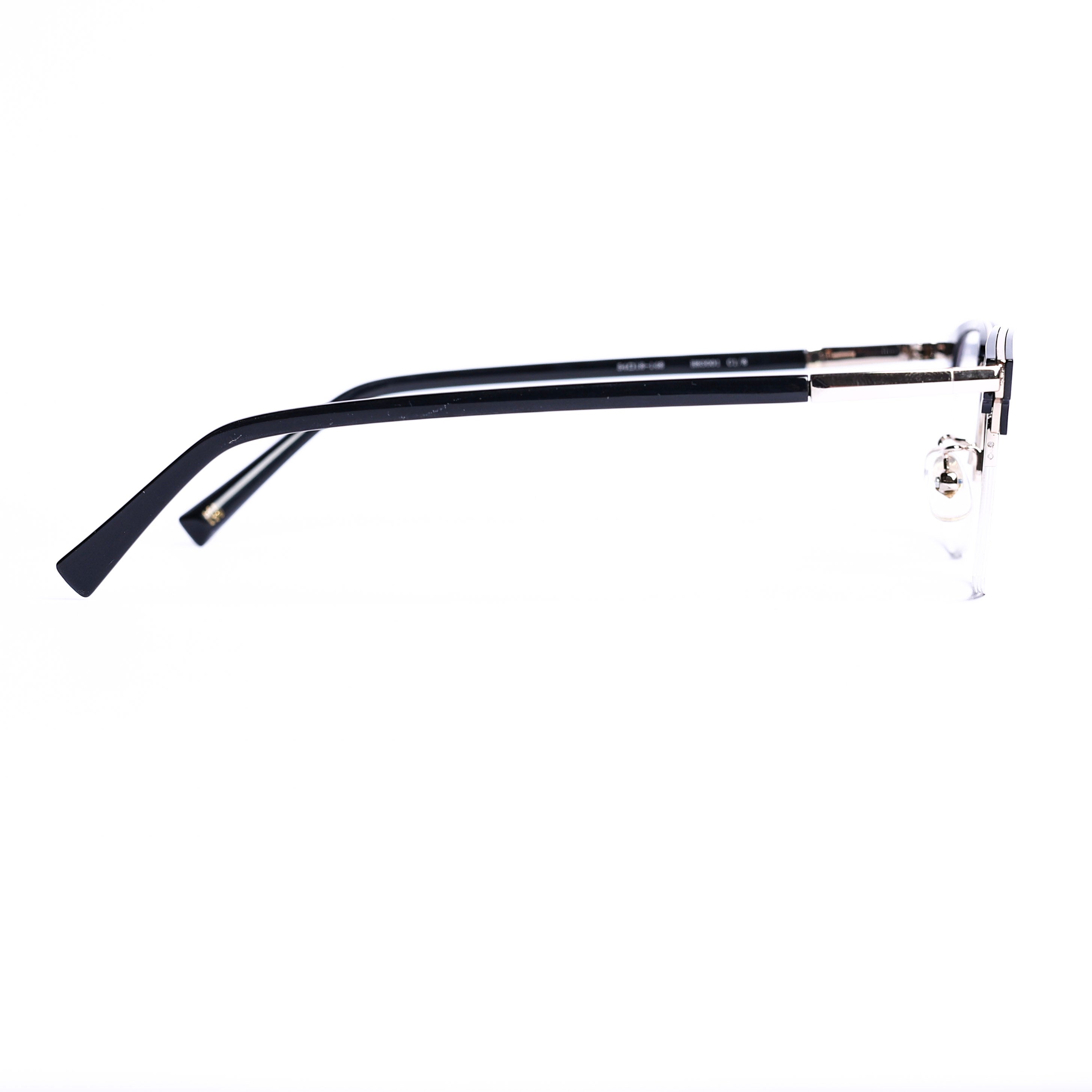 Cat Eye Black on Gold Eyeglasses