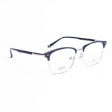 Cat Eye Black on Pale Gold Eyeglasses