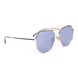 Aviator Saquare Gold Sunglasses