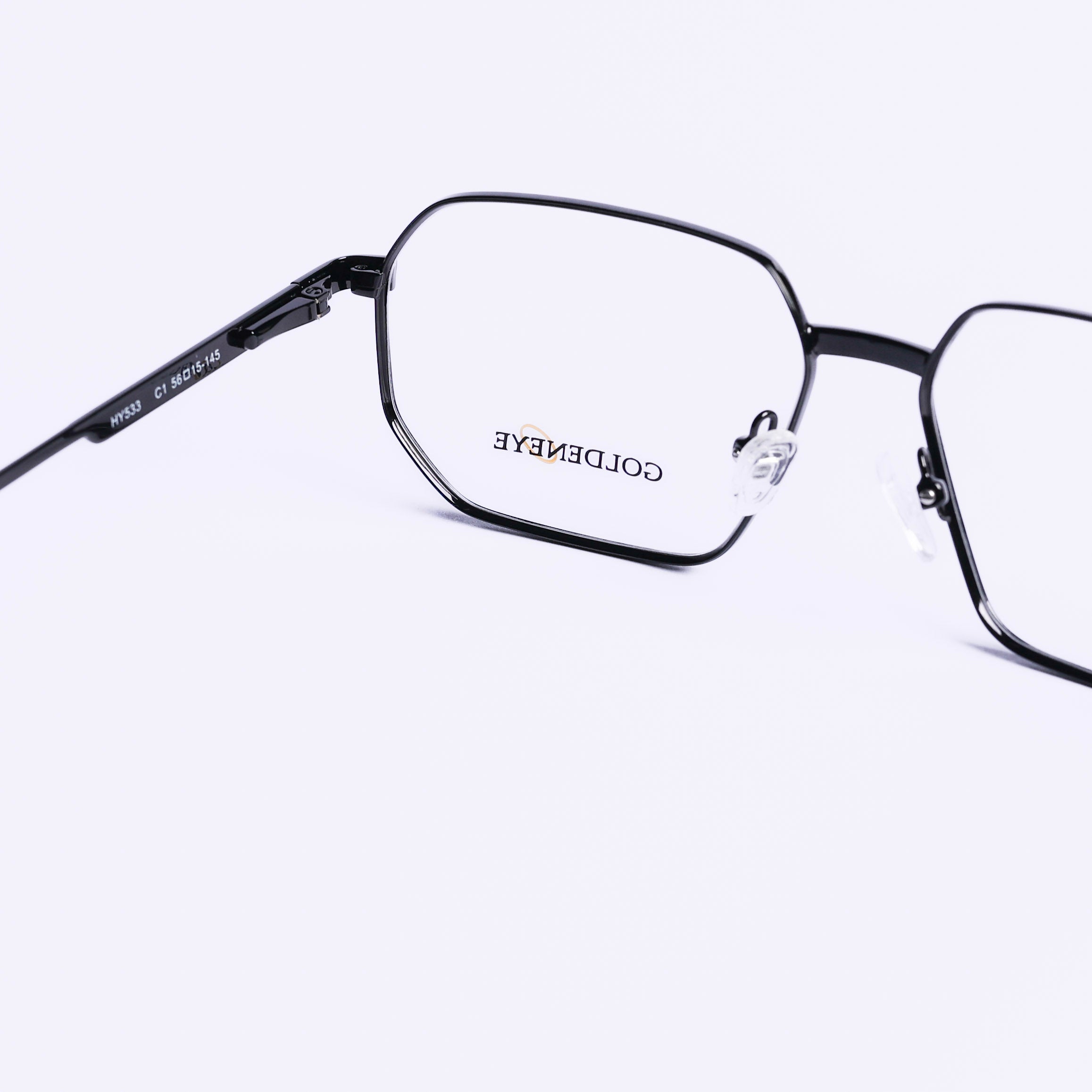 Square Black Eyeglasses