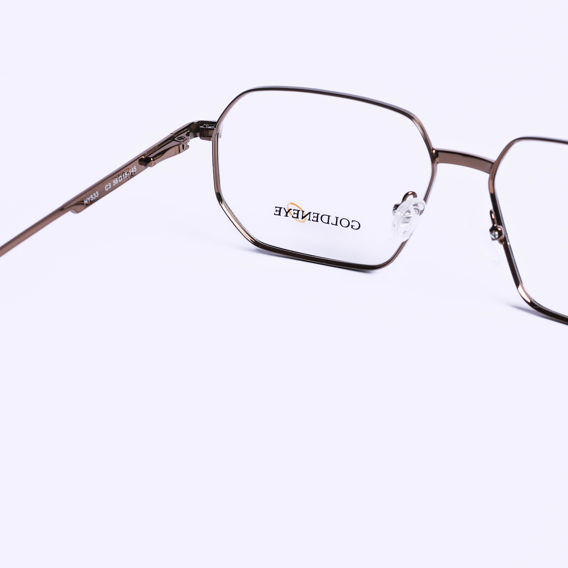 Square Brown Eyeglasses