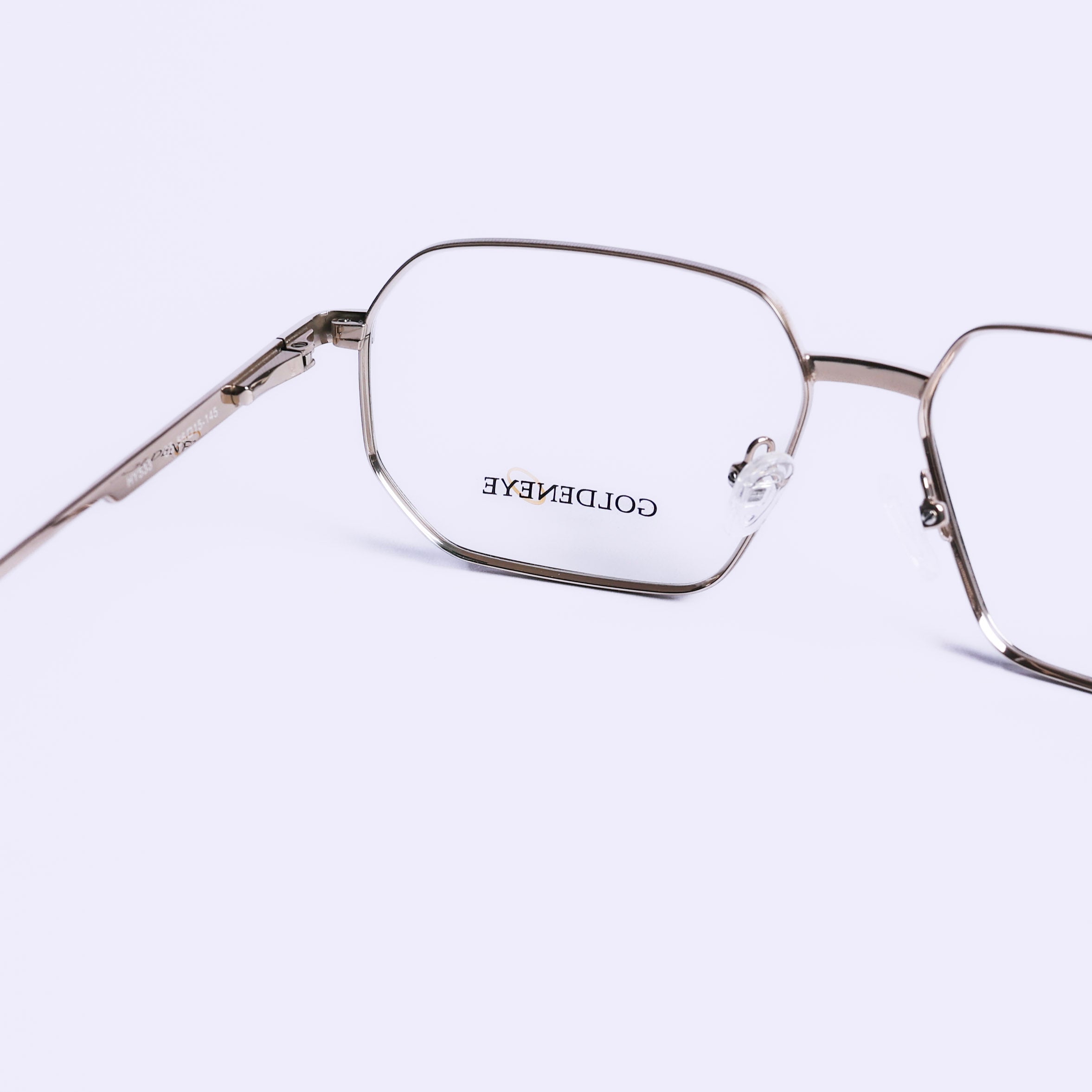 Square Gold Eyeglasses