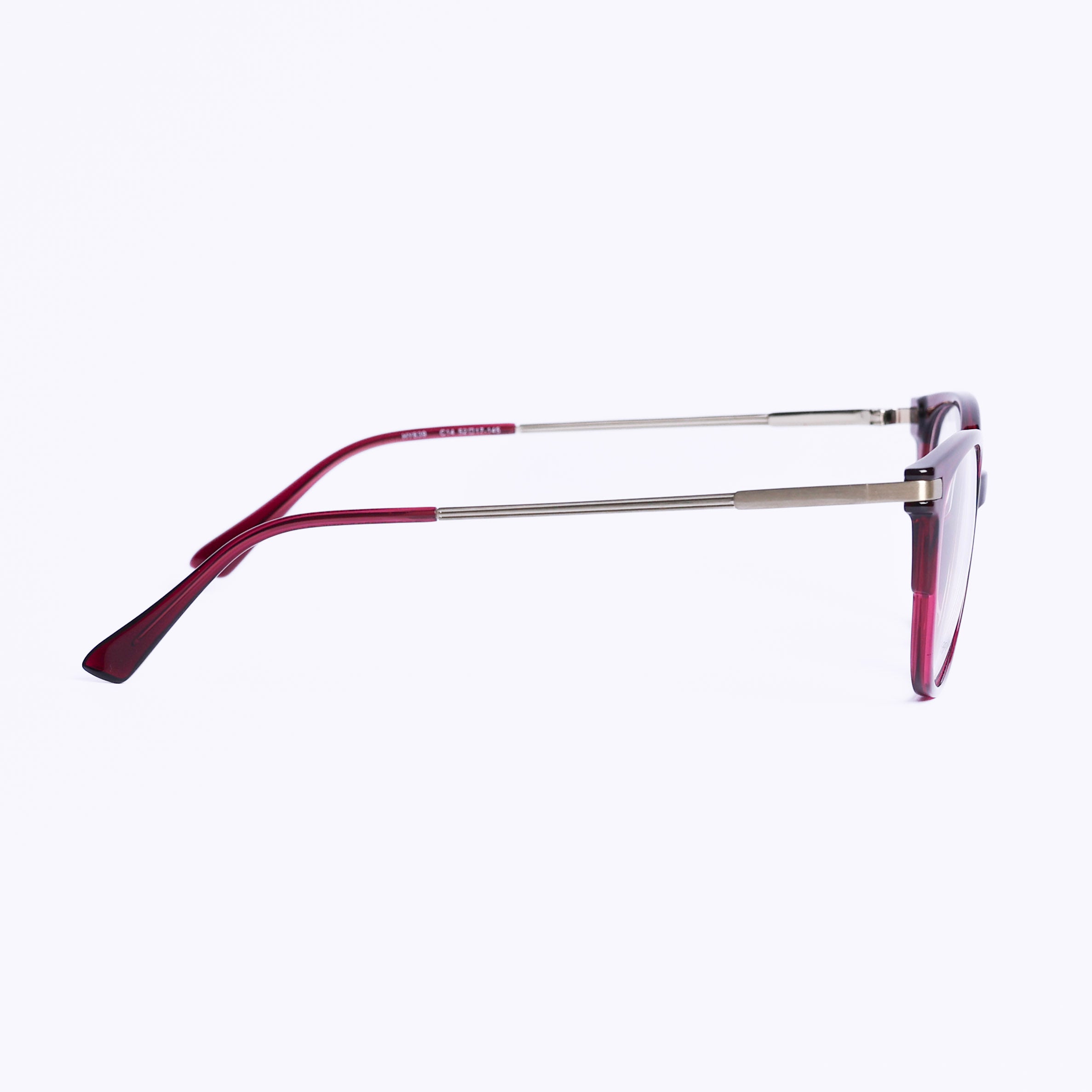 Cat Eye Maroon Eyeglasses