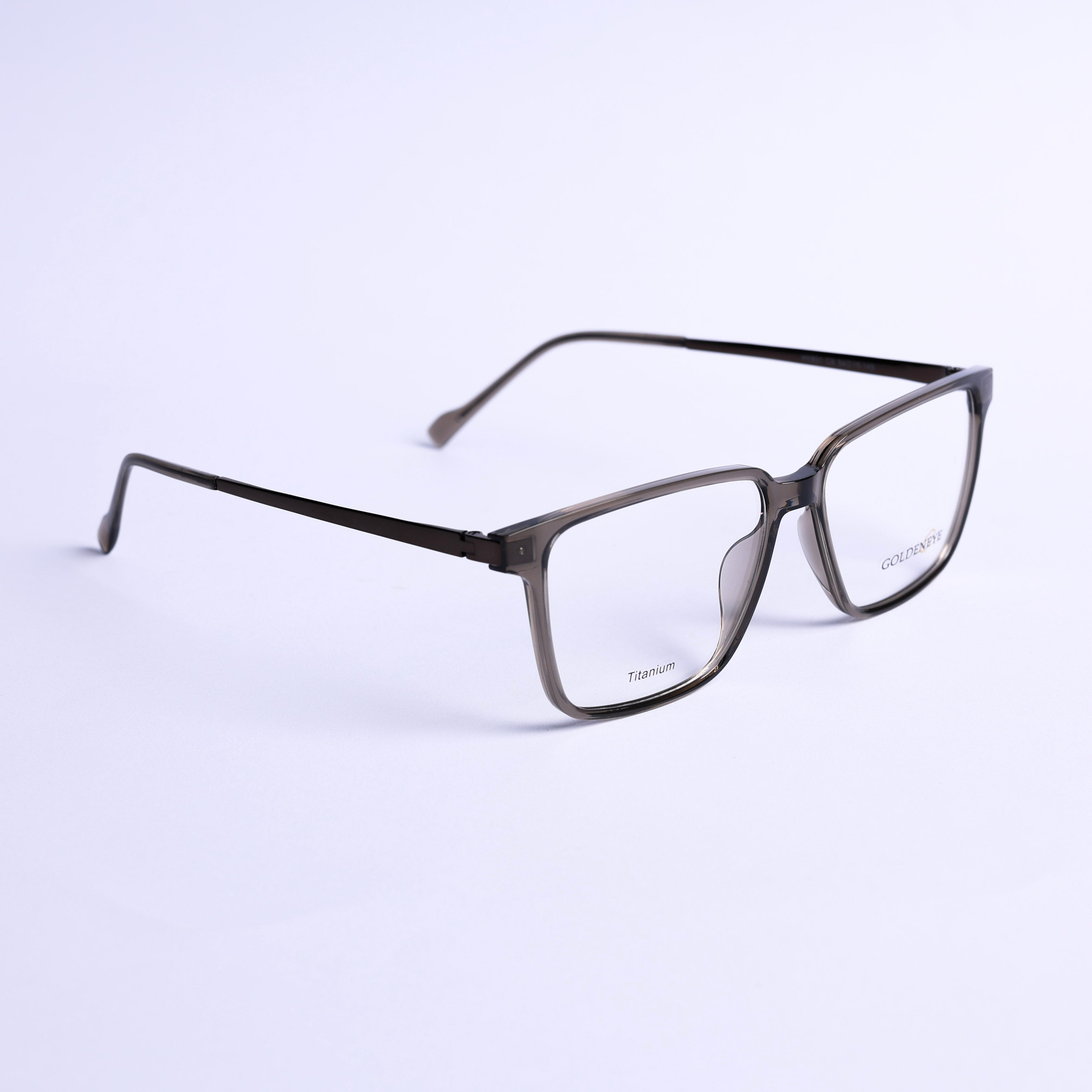 نظارات طبية مربع بني