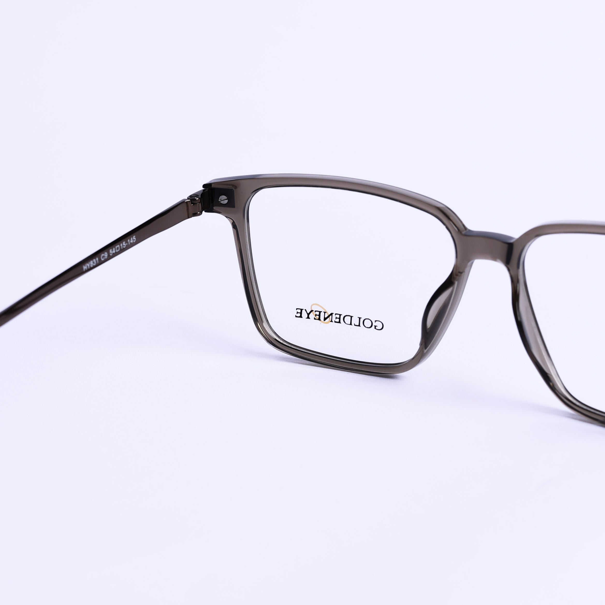 نظارات طبية مربع بني