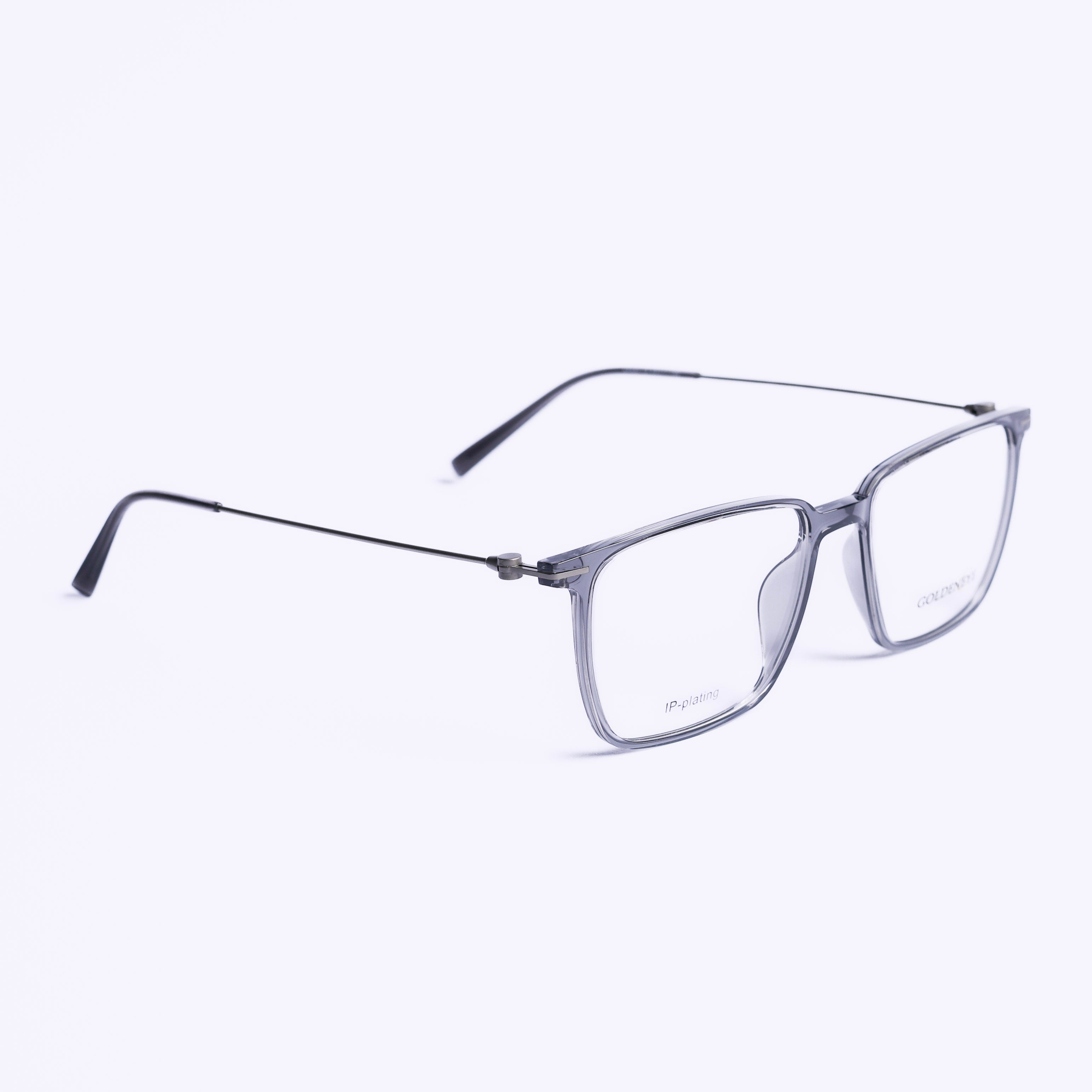Square Gray Eyeglasses
