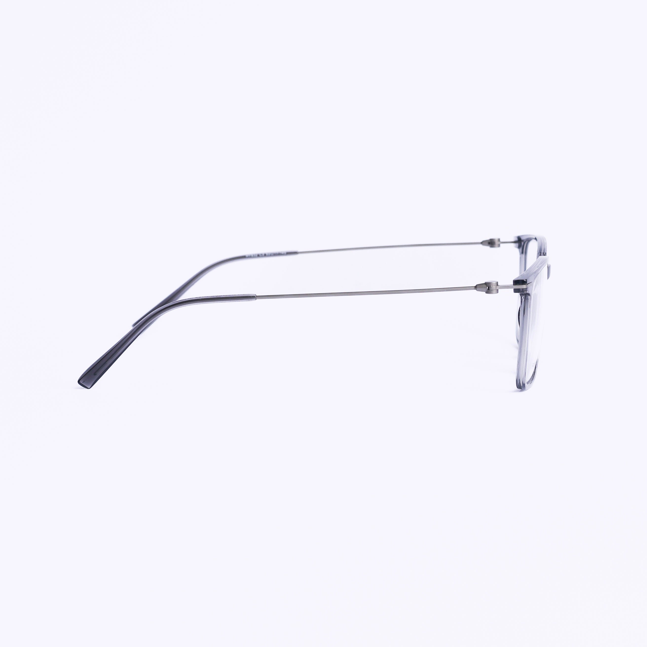Square Gray Eyeglasses