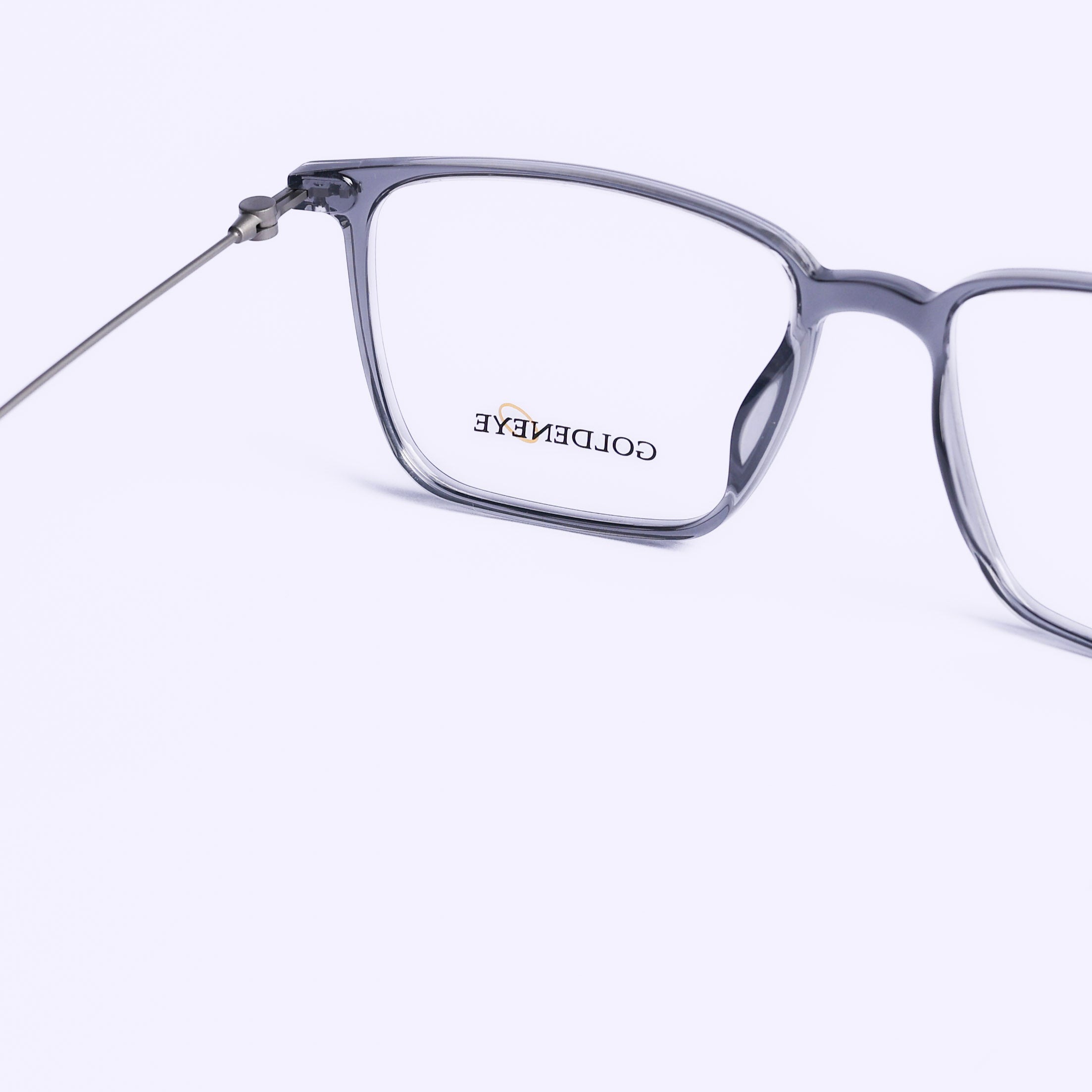Square Gray Eyeglasses