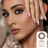 Color lenses Burned Cinnamon