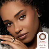 Color lenses Burned Cinnamon