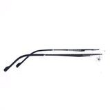 نظارات طبية مربع فضي