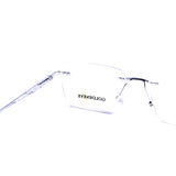 نظارات طبية مربع فضي