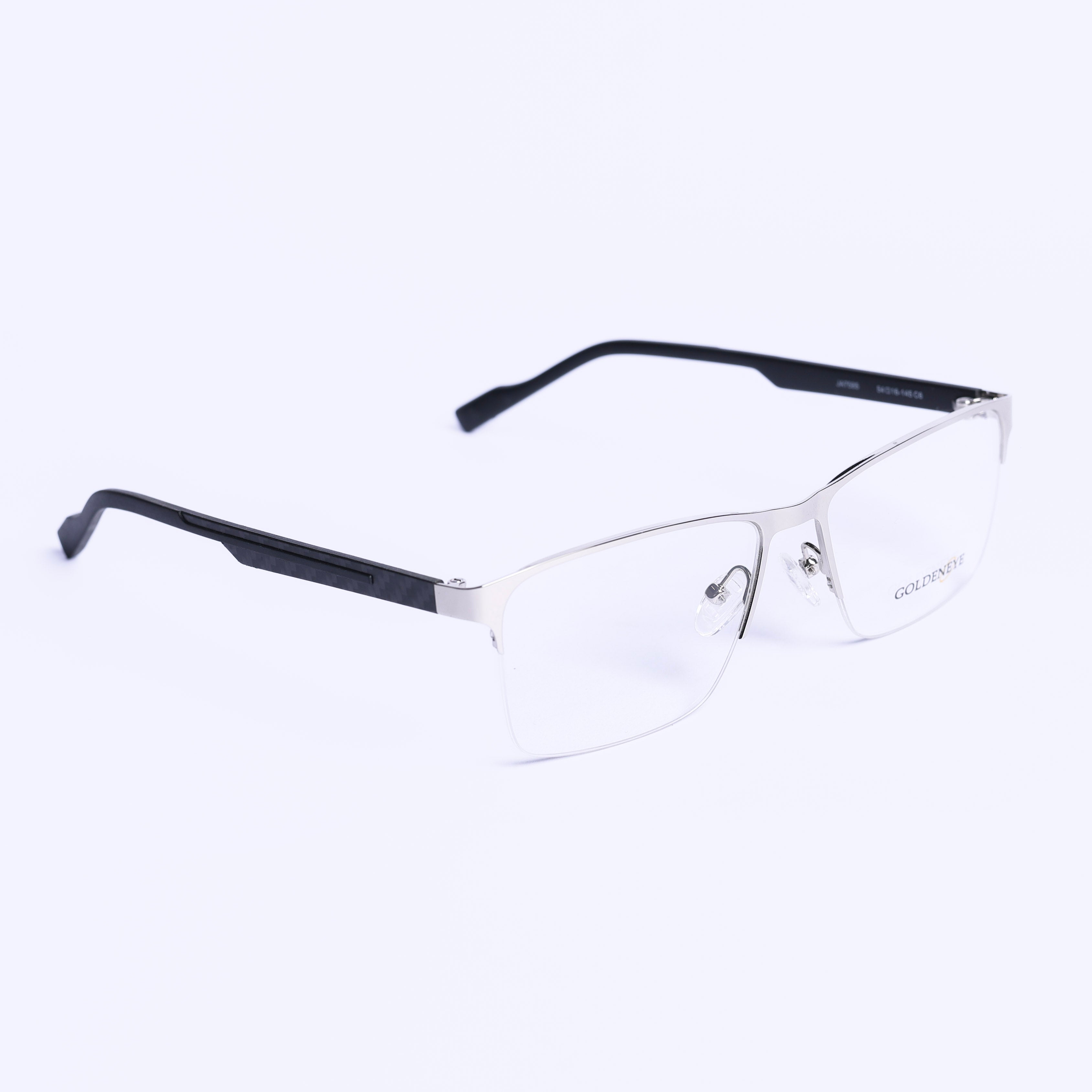 Square Silver Eyeglasses