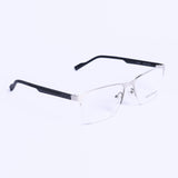 Square Silver Eyeglasses